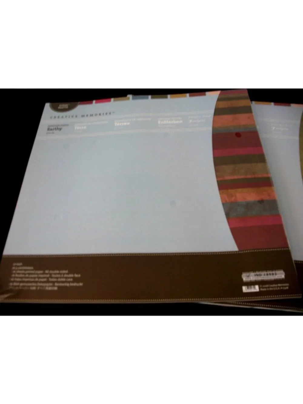Creative Memories 2008 12X12 Earthy Power Palette System Pack